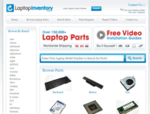 Tablet Screenshot of laptopinventory.com